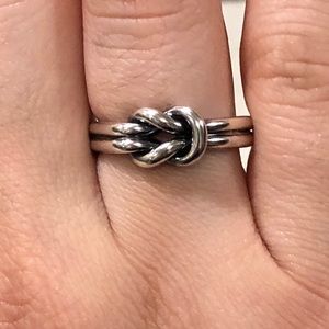 James Avery lovers knot ring